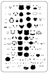 Critter emOH-GEE (CJS-84) - Clear Jelly Stamping Plate